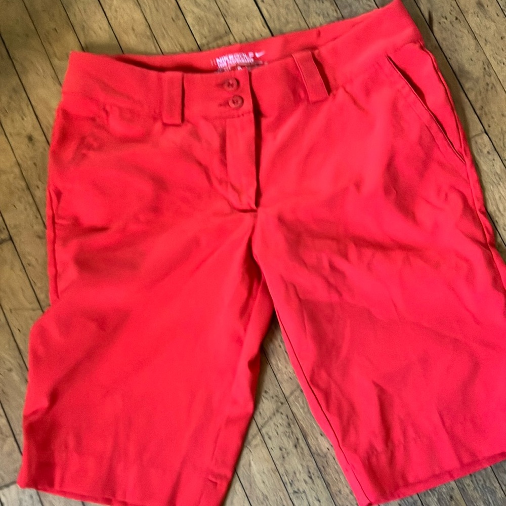 Women's orange Nike golf shorts perfect condition